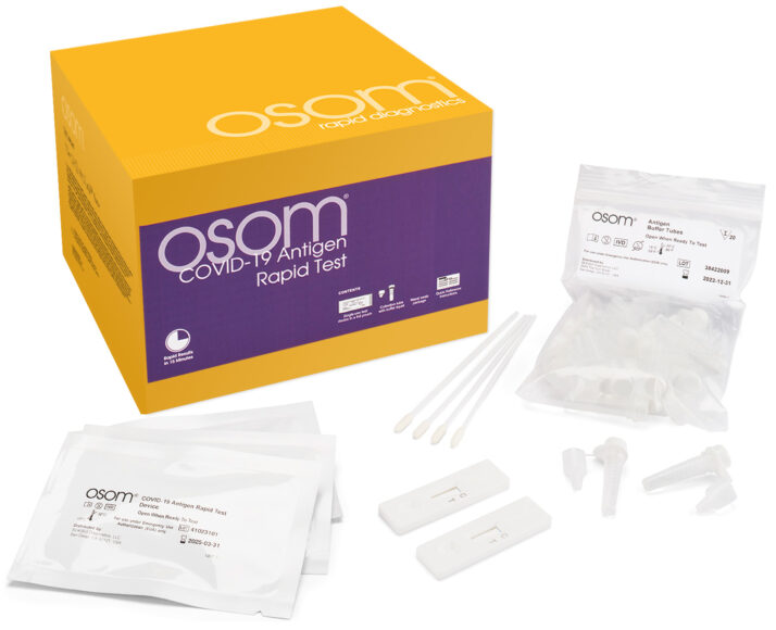 Kit Rapid Test Respiratory Test Kit OSOM® COVID- .. .  .  